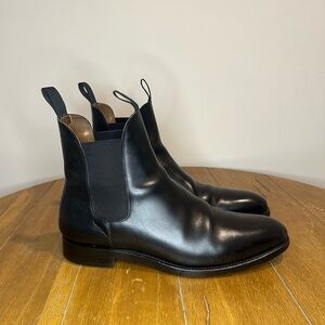 Sid Mashburn Chelsea Boot - Black Calfskin - 10.5 US